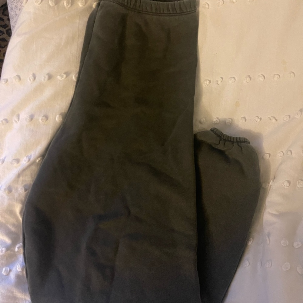 Joah brown oversized sweat Pants washed black